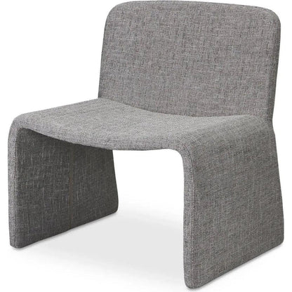 Ella Performance Fabric Armless Accent Chair - LOOMLAN - Moe's Home - Accent Chairs