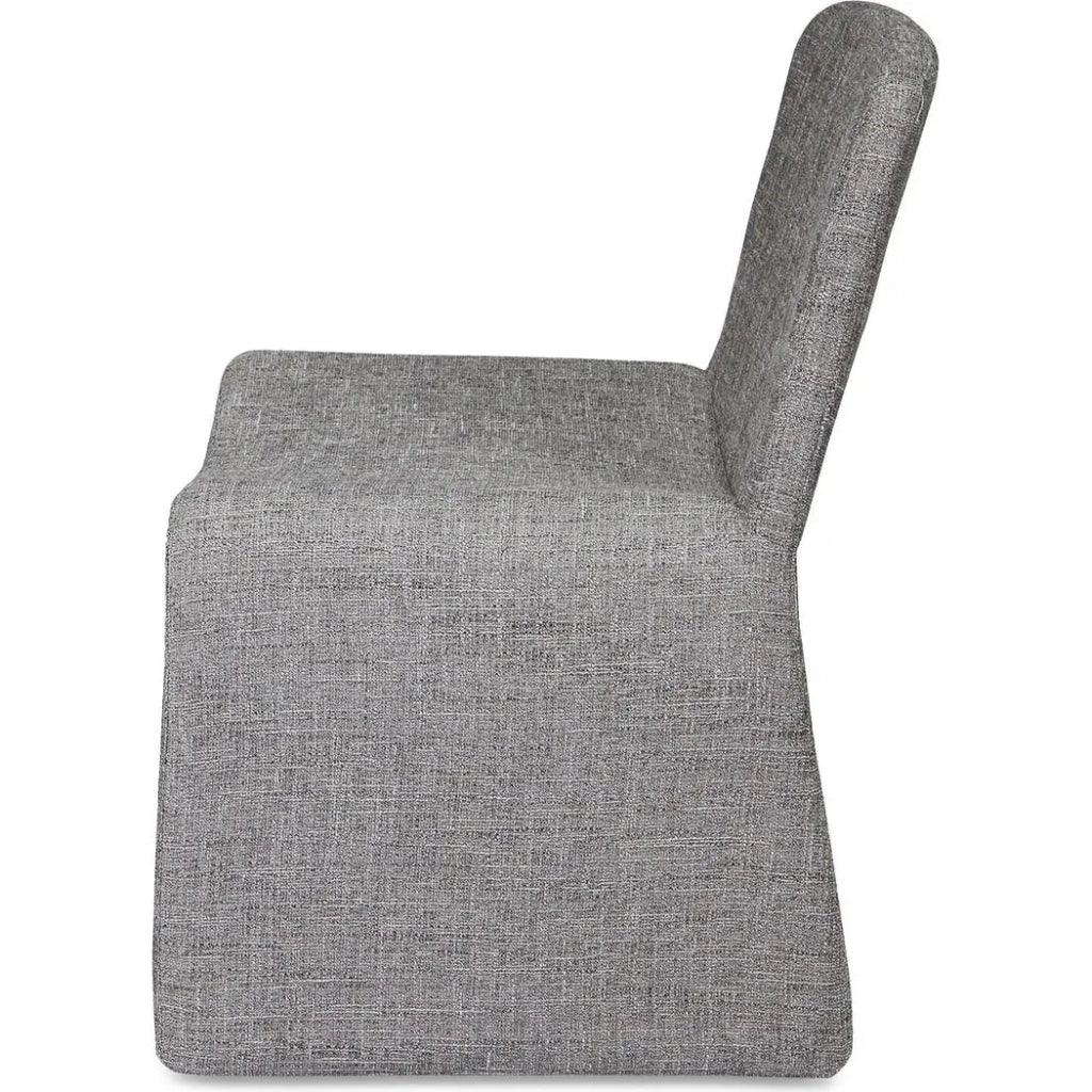 Ella Performance Fabric Armless Accent Chair - LOOMLAN - Moe's Home - Accent Chairs