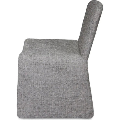 Ella Performance Fabric Armless Accent Chair - LOOMLAN - Moe's Home - Accent Chairs