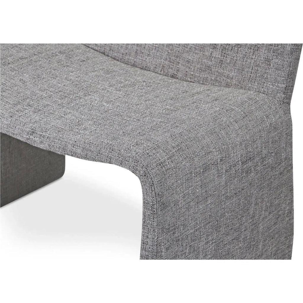 Ella Performance Fabric Armless Accent Chair - LOOMLAN - Moe's Home - Accent Chairs