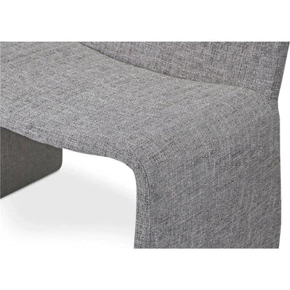 Ella Performance Fabric Armless Accent Chair - LOOMLAN - Moe's Home - Accent Chairs