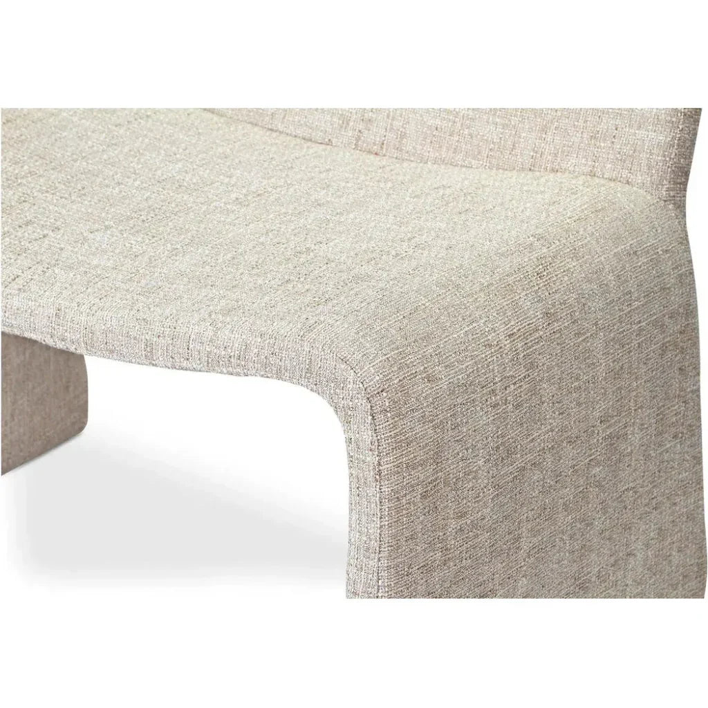 Ella Performance Fabric Armless Accent Chair - LOOMLAN - Moe's Home - Accent Chairs