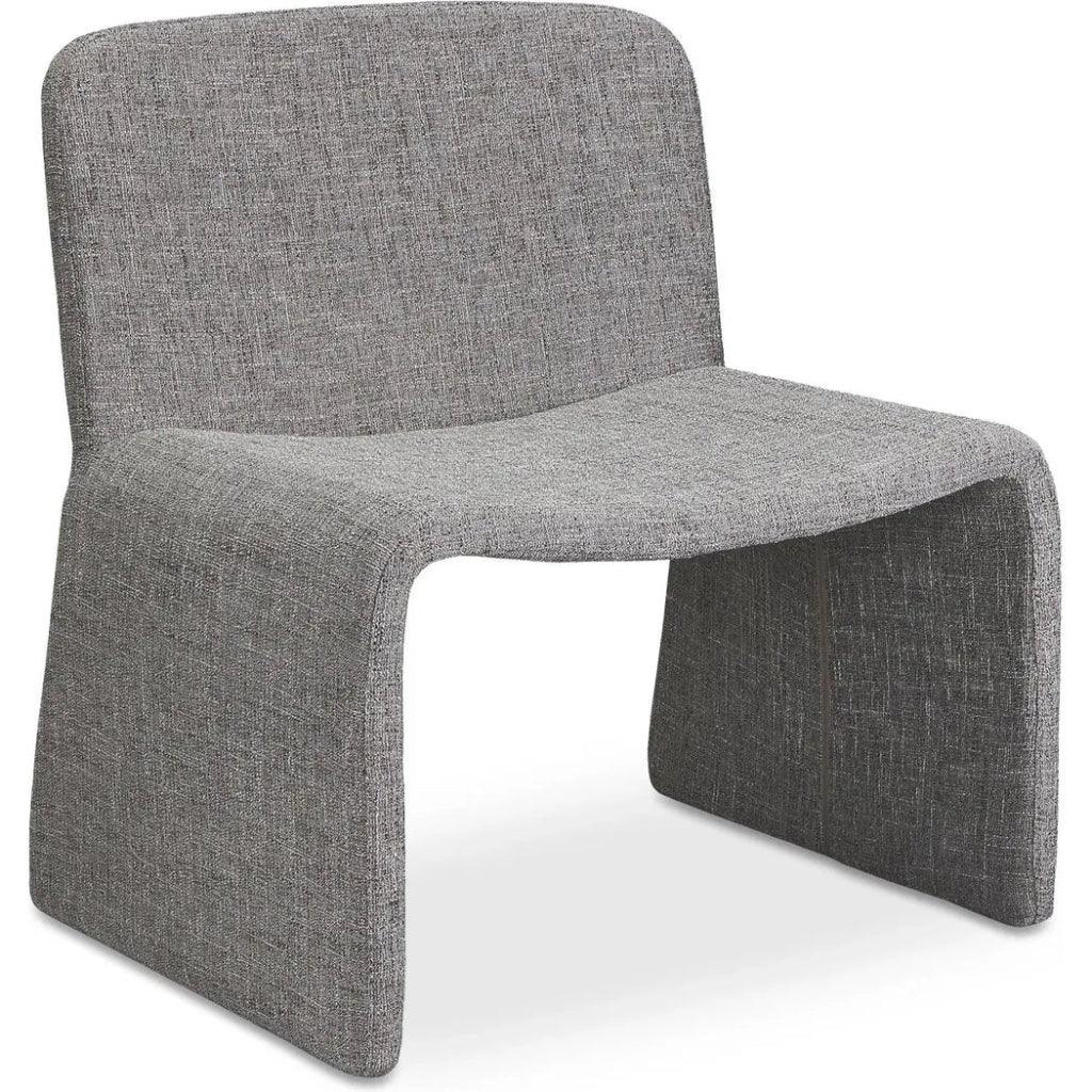 Ella Performance Fabric Armless Accent Chair - LOOMLAN - Moe's Home - Accent Chairs