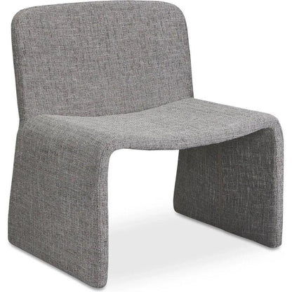 Ella Performance Fabric Armless Accent Chair - LOOMLAN - Moe's Home - Accent Chairs
