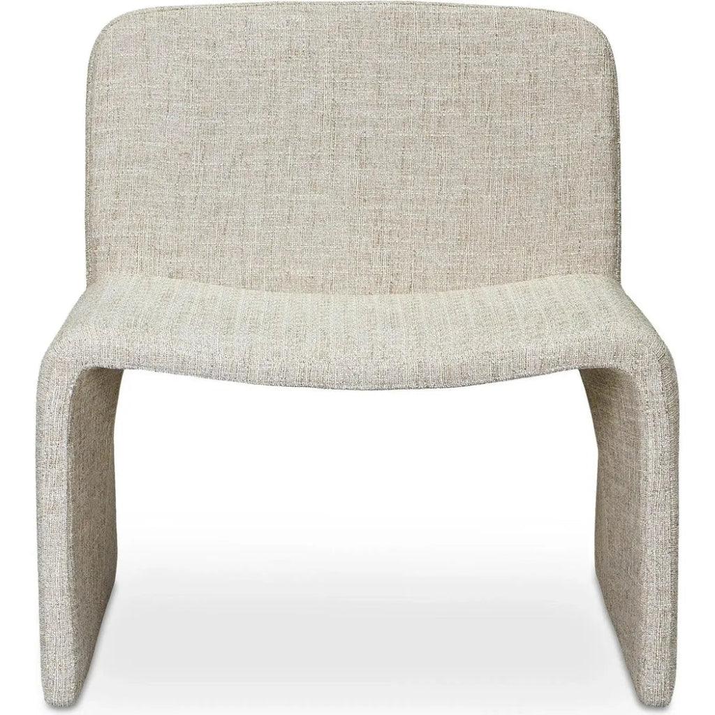 Ella Performance Fabric Armless Accent Chair - LOOMLAN - Moe's Home - Accent Chairs