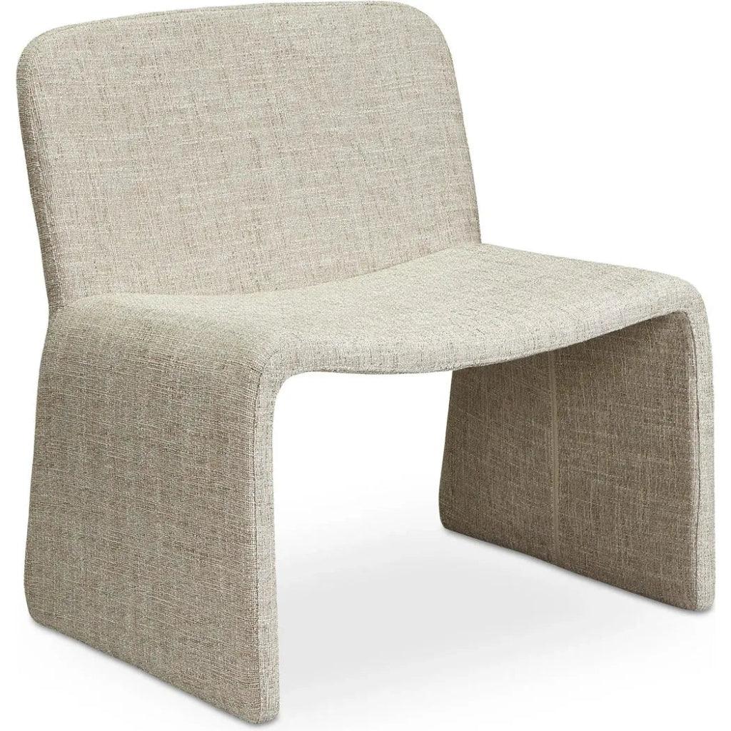 Ella Performance Fabric Armless Accent Chair - LOOMLAN - Moe's Home - Accent Chairs