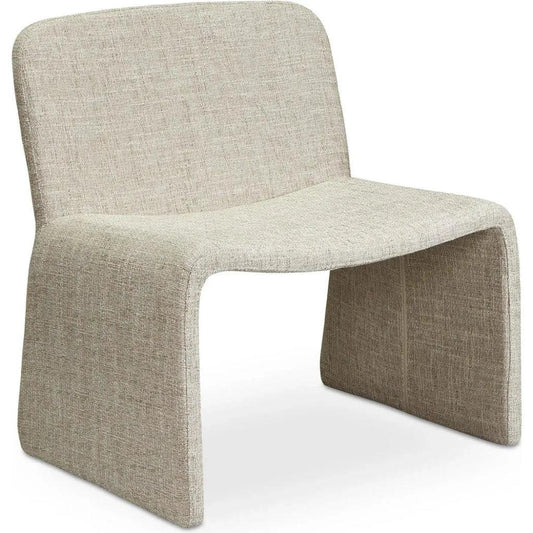 Ella Performance Fabric Armless Accent Chair - LOOMLAN - Moe's Home - Accent Chairs