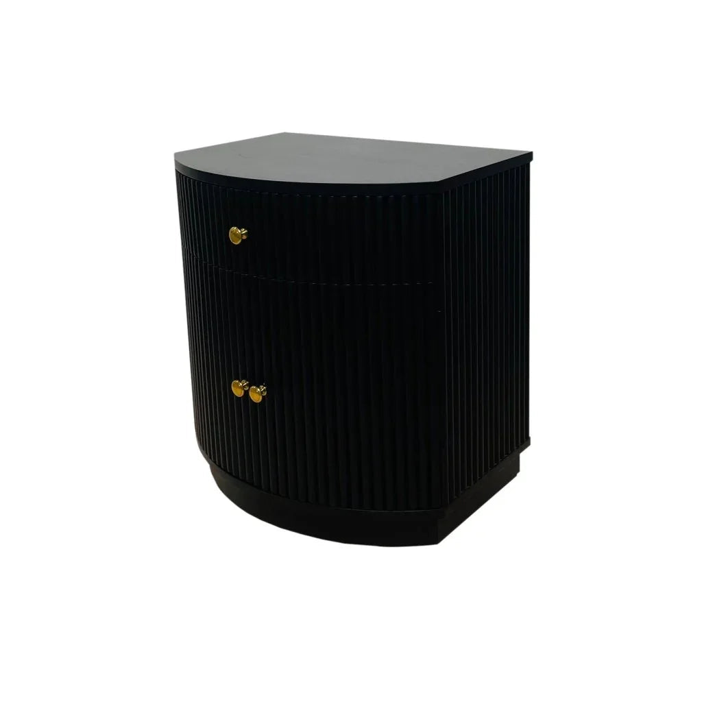 Elle One Drawer Wooden Side Table - LOOMLAN - Artesia - Side Tables