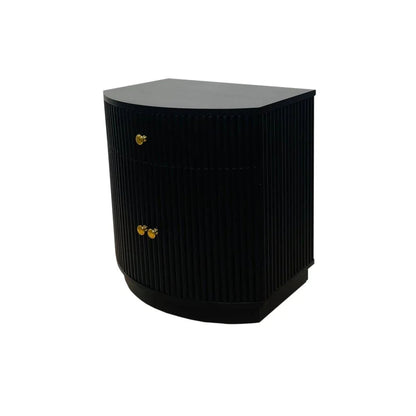 Elle One Drawer Wooden Side Table - LOOMLAN - Artesia - Side Tables