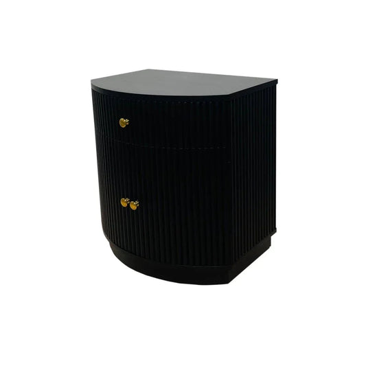 Elle One Drawer Wooden Side Table - LOOMLAN - Artesia - Side Tables