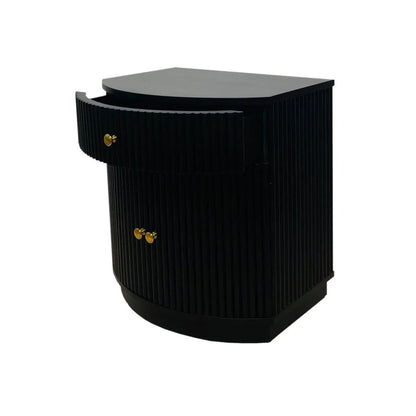 Elle One Drawer Wooden Side Table - LOOMLAN - Artesia - Side Tables