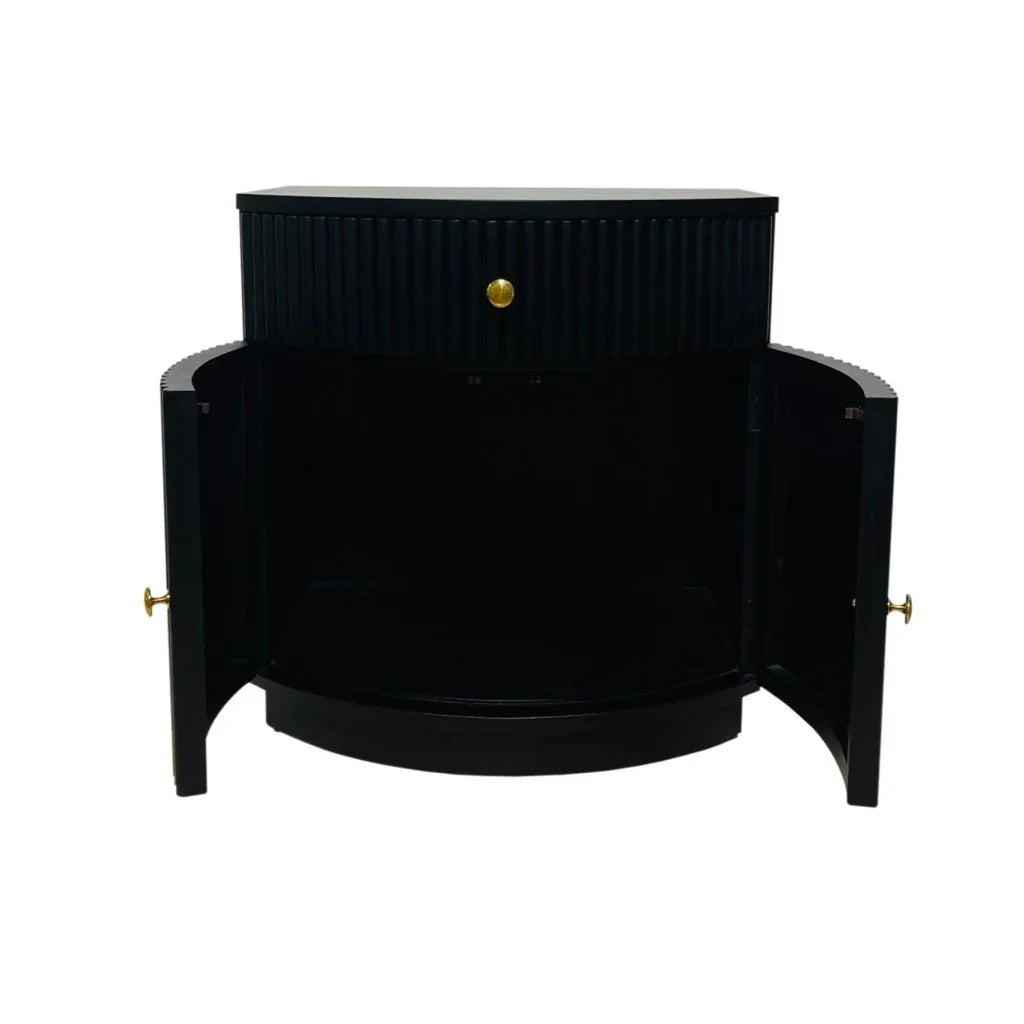 Elle One Drawer Wooden Side Table - LOOMLAN - Artesia - Side Tables