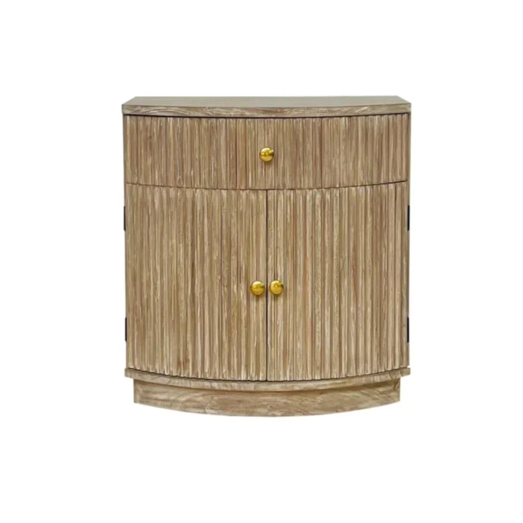 Elle One Drawer Wooden Side Table - LOOMLAN - Artesia - Side Tables