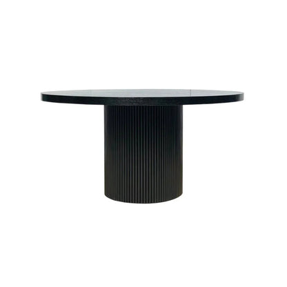 Elle Wooden Round Dining Table-Dining Tables-Artesia-LOOMLAN