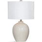 Ellen Ceramic White Table Lamp - LOOMLAN - Bassett Mirror - Table Lamps