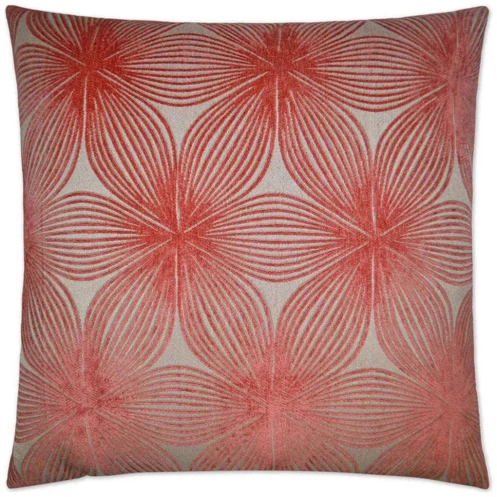 Ellery Coral Throw Pillow With Insert - LOOMLAN - D.V. Kap - Throw Pillows