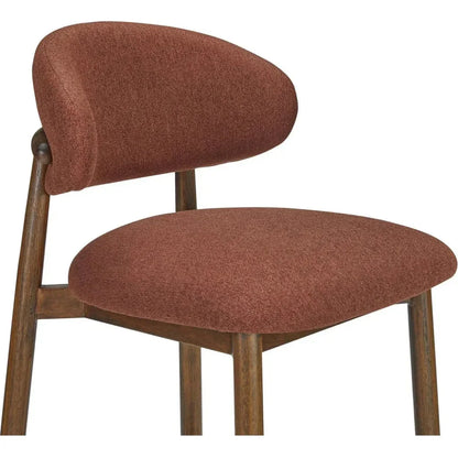 Ellie Performance Fabric Wood Frame Counter Stool - LOOMLAN - Moe's Home - Counter Stools