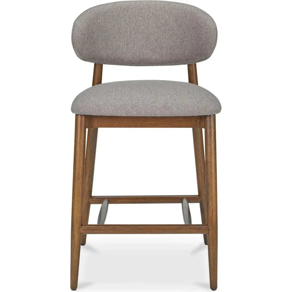 Ellie Performance Fabric Wood Frame Counter Stool - LOOMLAN - Moe's Home - Counter Stools