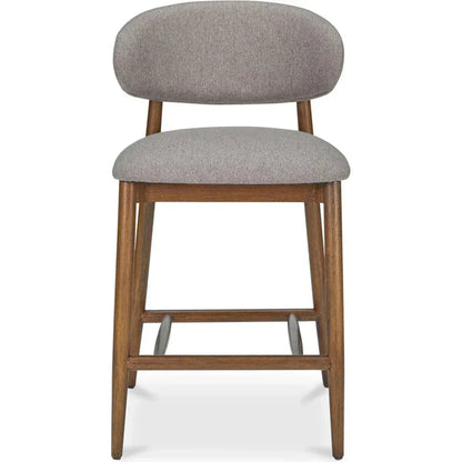 Ellie Performance Fabric Wood Frame Counter Stool - LOOMLAN - Moe's Home - Counter Stools