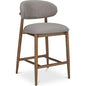 Ellie Performance Fabric Wood Frame Counter Stool - LOOMLAN - Moe's Home - Counter Stools