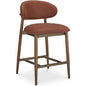 Ellie Performance Fabric Wood Frame Counter Stool - LOOMLAN - Moe's Home - Counter Stools