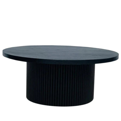 Ellie Sustainable Wooden Round Coffee Table - LOOMLAN - Artesia - Coffee Tables