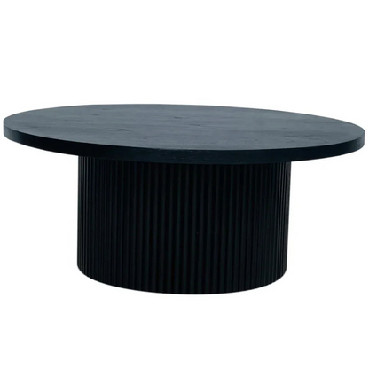 Ellie Sustainable Wooden Round Coffee Table - LOOMLAN - Artesia - Coffee Tables