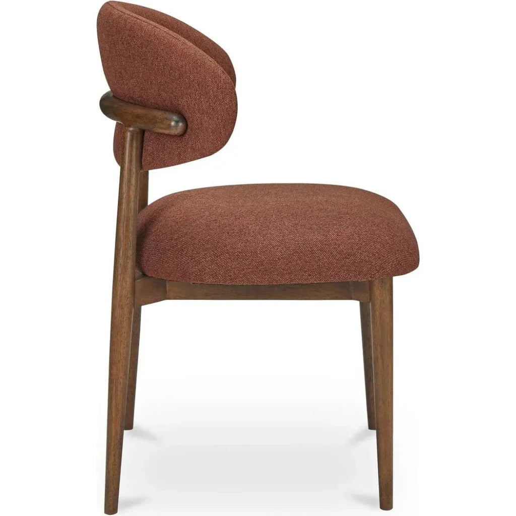 Ellie Wood Frame Armless Dining Chair - LOOMLAN - Moe's Home - Dining Chairs