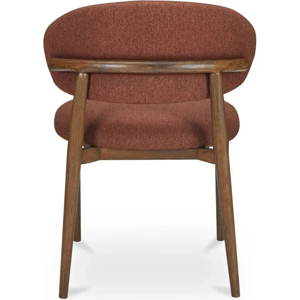 Ellie Wood Frame Armless Dining Chair - LOOMLAN - Moe's Home - Dining Chairs