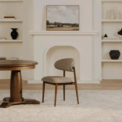 Ellie Wood Frame Armless Dining Chair - LOOMLAN - Moe's Home - Dining Chairs