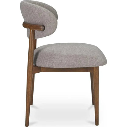 Ellie Wood Frame Armless Dining Chair - LOOMLAN - Moe's Home - Dining Chairs