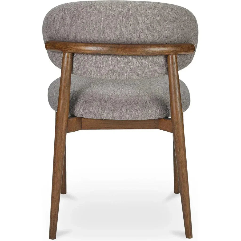Ellie Wood Frame Armless Dining Chair - LOOMLAN - Moe's Home - Dining Chairs