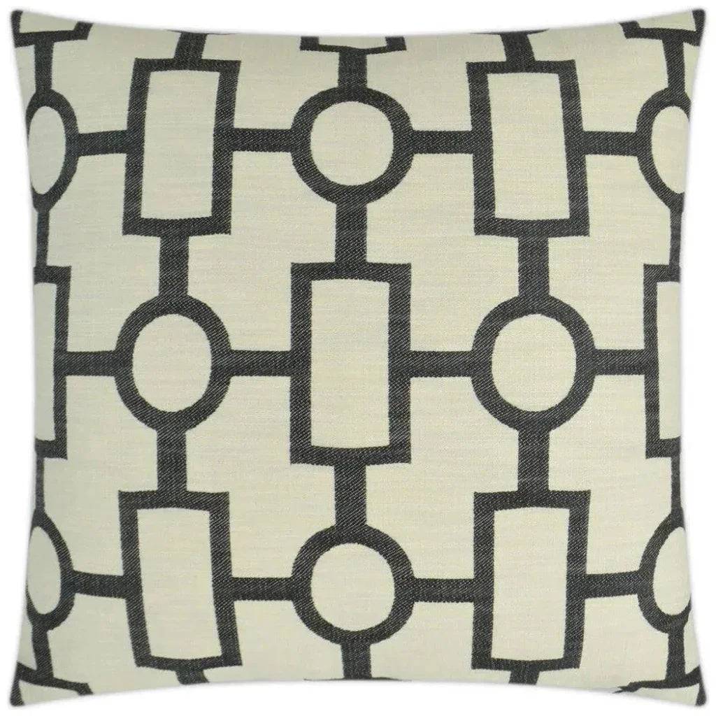 Ellington Black Throw Pillow With Insert - LOOMLAN - D.V. Kap - Throw Pillows