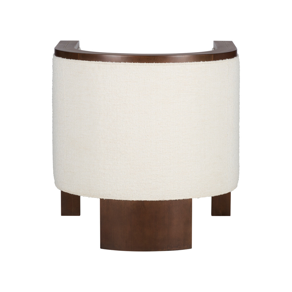 Ellington White Fabric Accent Chair