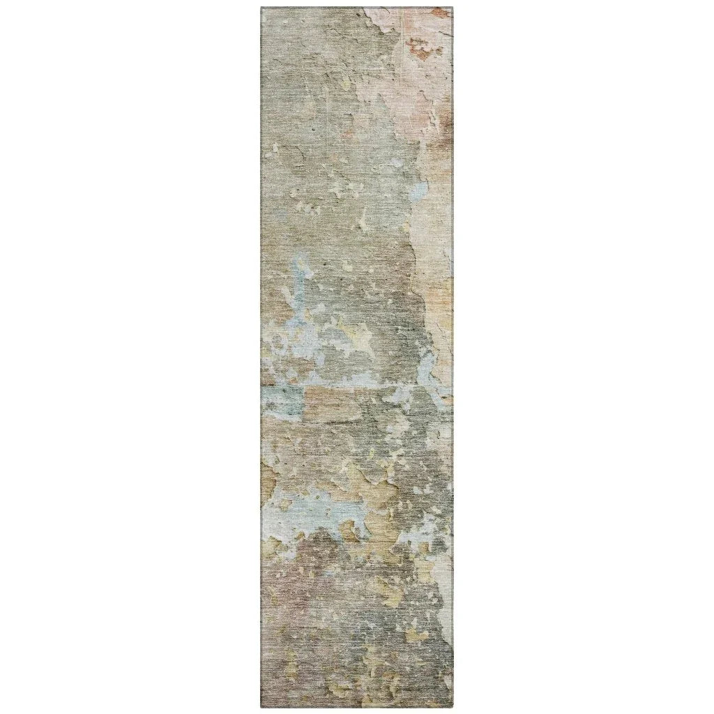 Ellior Brown Washable Indoor - Outdoor Rug - LOOMLAN - LOOMLAN Rugs - Outdoor Rugs