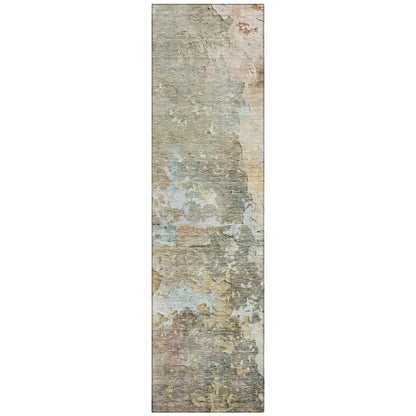 Ellior Brown Washable Indoor - Outdoor Rug - LOOMLAN - LOOMLAN Rugs - Outdoor Rugs