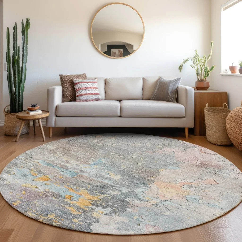 Ellior Granite Washable Indoor - Outdoor Rug - LOOMLAN - LOOMLAN Rugs - Outdoor Rugs