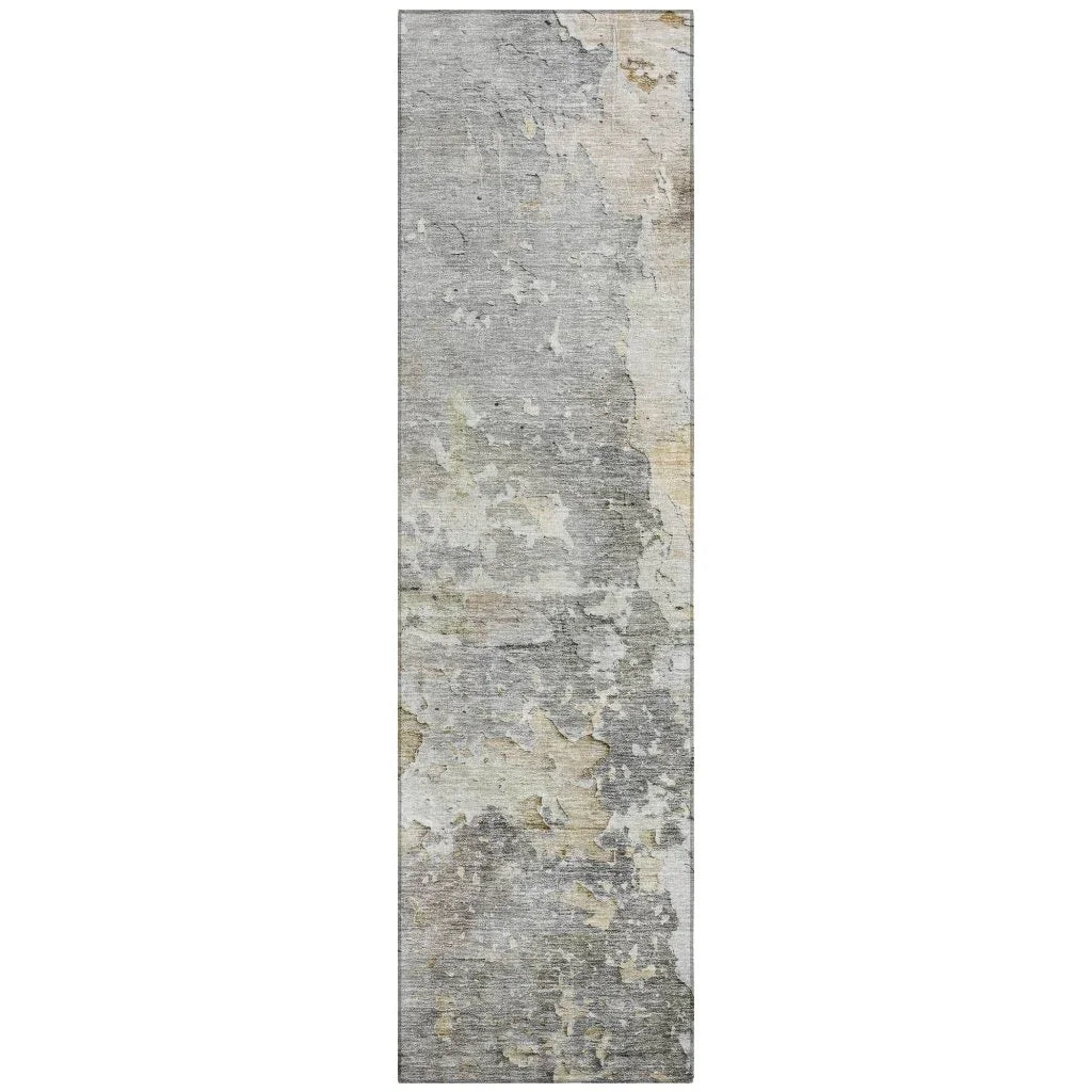 Ellior Gray Washable Indoor - Outdoor Rug - LOOMLAN - LOOMLAN Rugs - Outdoor Rugs