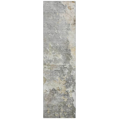 Ellior Gray Washable Indoor - Outdoor Rug - LOOMLAN - LOOMLAN Rugs - Outdoor Rugs
