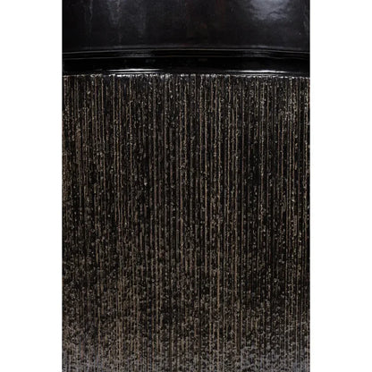 Ellipse Accent Table - Black Outdoor End Table - LOOMLAN - Seasonal Living - Outdoor Side Tables