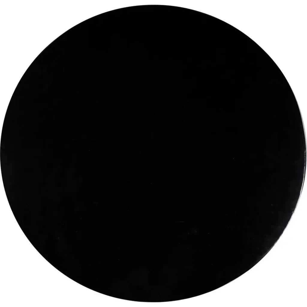 Ellipse Accent Table - Black Outdoor End Table - LOOMLAN - Seasonal Living - Outdoor Side Tables