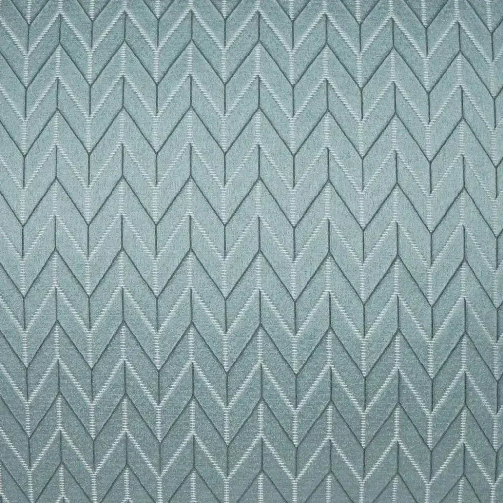 Elodie Aqua Chevron Glam Mist Large Throw Pillow Insert - LOOMLAN - D.V. Kap - Throw Pillows