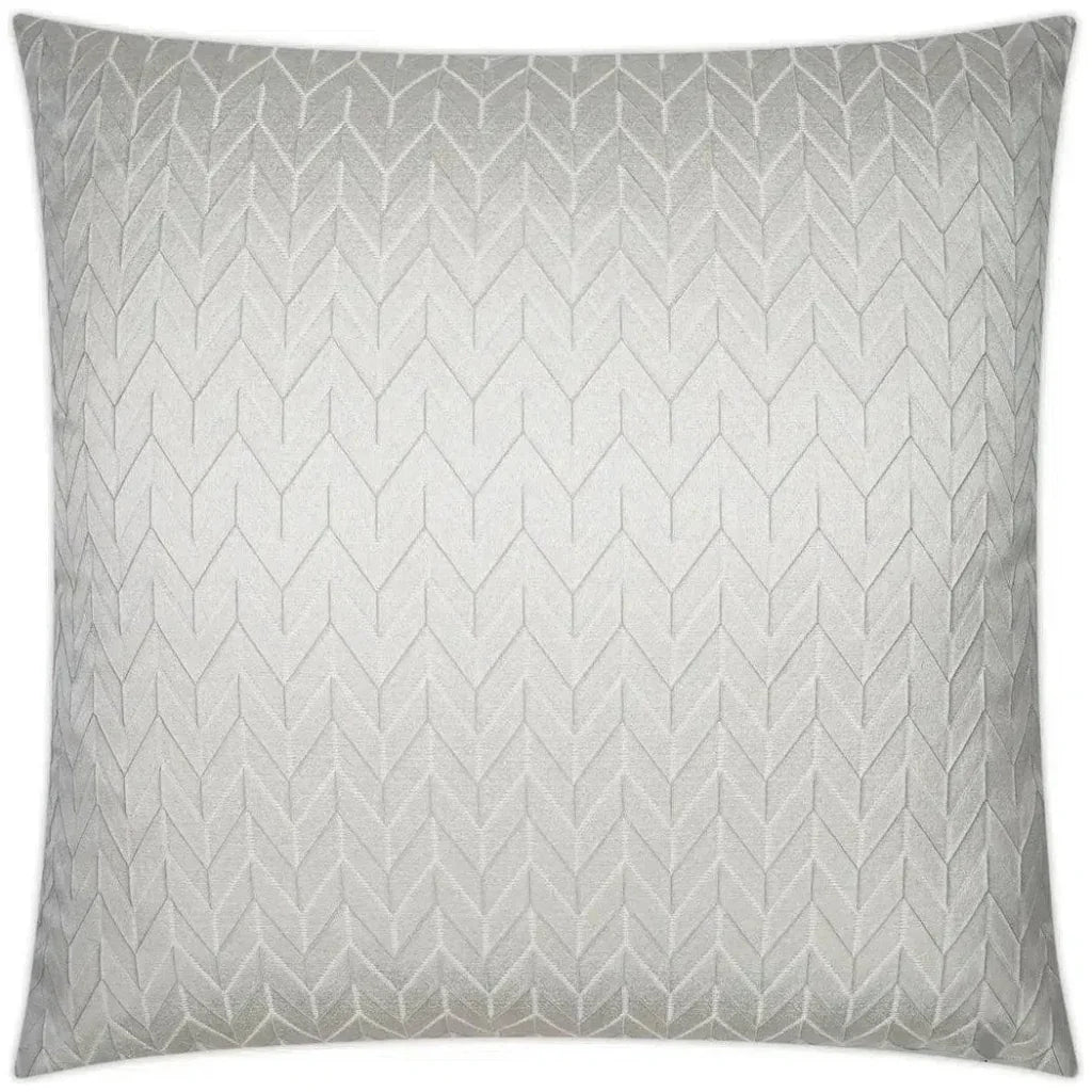 Elodie Chevron Glam Large Throw Pillow Insert - LOOMLAN - D.V. Kap - Throw Pillows