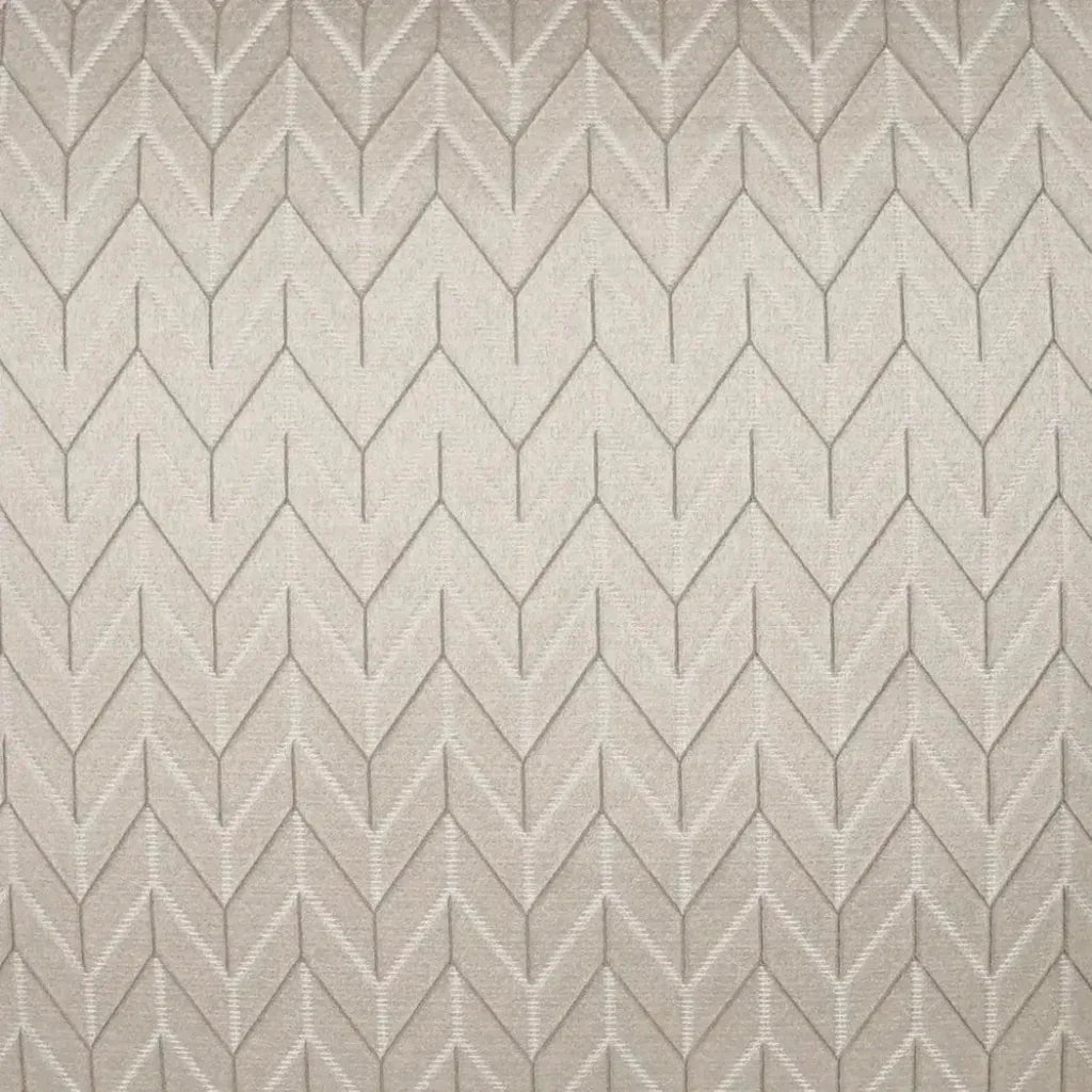 Elodie Chevron Glam Tan Taupe Large Throw Pillow Insert - LOOMLAN - D.V. Kap - Throw Pillows