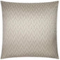 Elodie Chevron Glam Tan Taupe Large Throw Pillow Insert - LOOMLAN - D.V. Kap - Throw Pillows