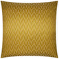 Elodie Gold Chevron Glam Yellow Gold Large Throw Pillow - LOOMLAN - D.V. Kap - Throw Pillows
