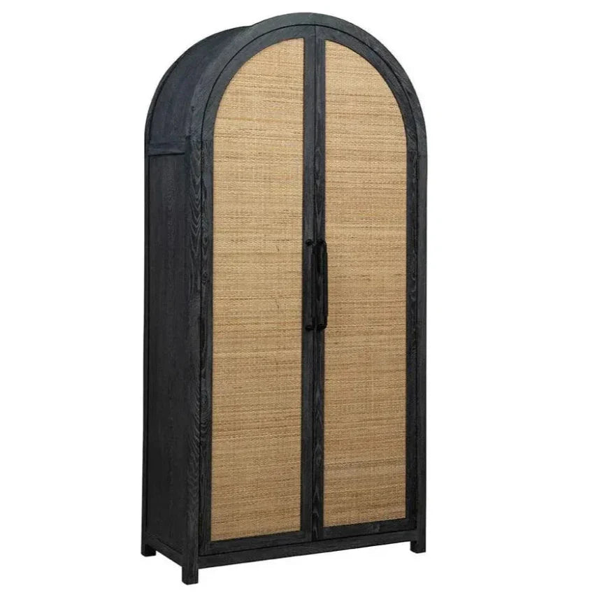 Eloise Unique Designed Wooden Black Cabinet - LOOMLAN - Furniture Classics - Accent Cabinets