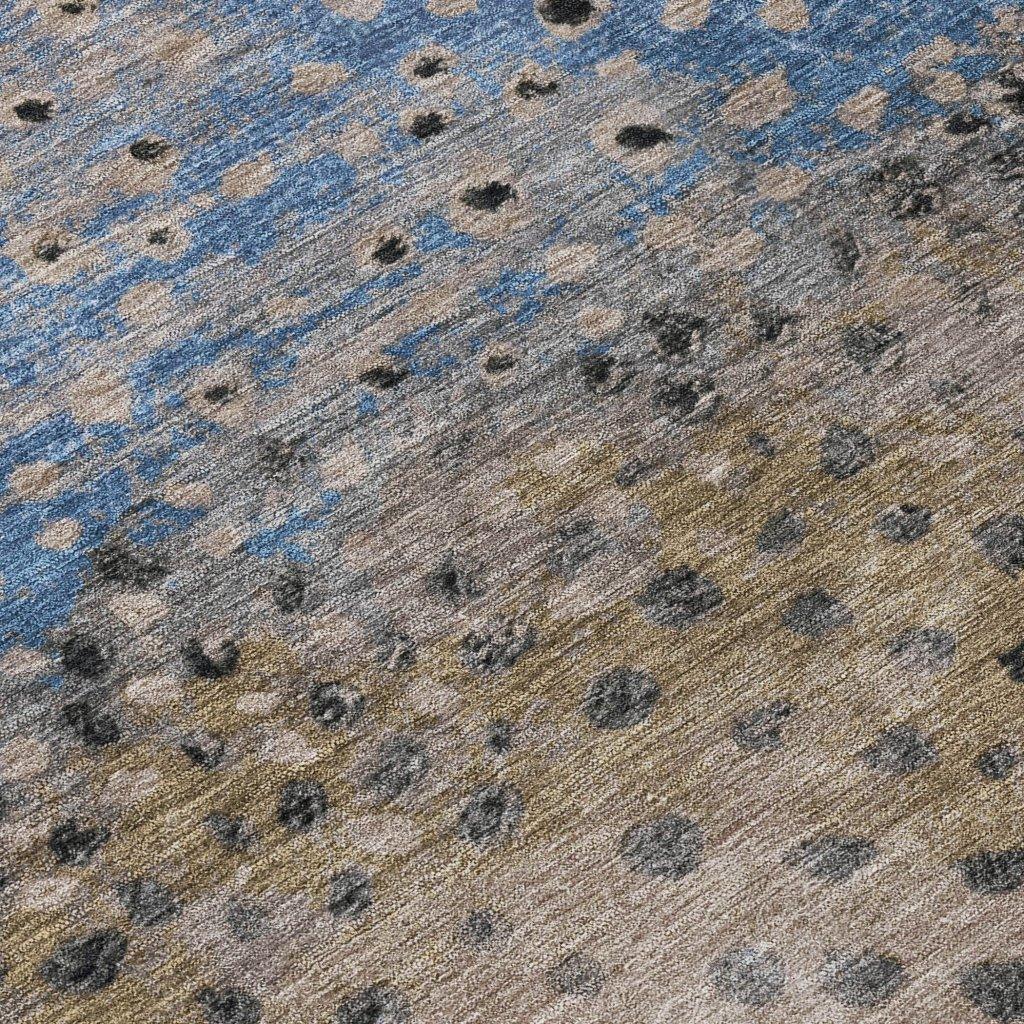 Eloisia Brown Washable Indoor - Outdoor Rug - LOOMLAN - LOOMLAN Rugs - Outdoor Rugs