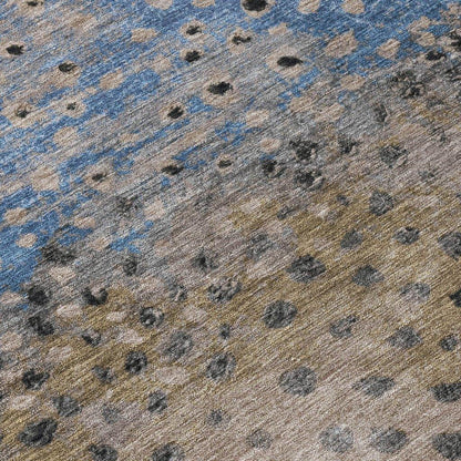 Eloisia Brown Washable Indoor - Outdoor Rug - LOOMLAN - LOOMLAN Rugs - Outdoor Rugs