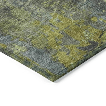 Elon Green Washable Indoor - Outdoor Rug - LOOMLAN - LOOMLAN Rugs - Outdoor Rugs